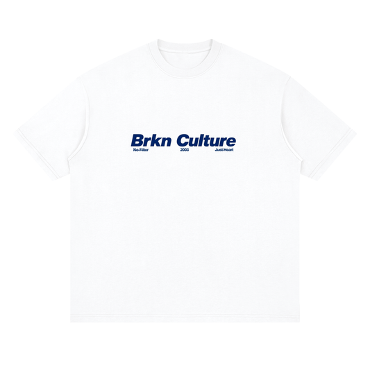 BRKN WHITE B T-SHIRT