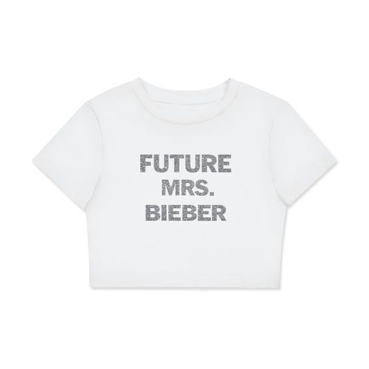 BIEBER WIFE WOMEN'S CROPPED T-SHIRT