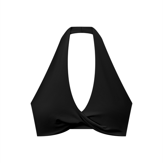 BRKN WOMEN'S PLEATED SPORTS BRA